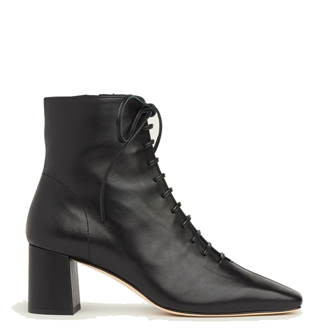L.K. Bennett Arabella Leather Lace-Up Ankle Boots